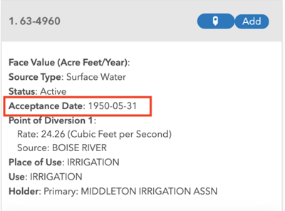 Idaho - Water Rights - Workflow Tips